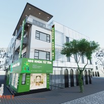 Mẫu thiết kế phòng khám nhi khoa Từ Tâm hiện đại